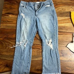 Articles of Society High Rise Straight Jeans